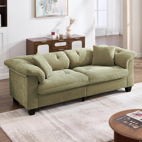 Wide seater sofa plush - seater,